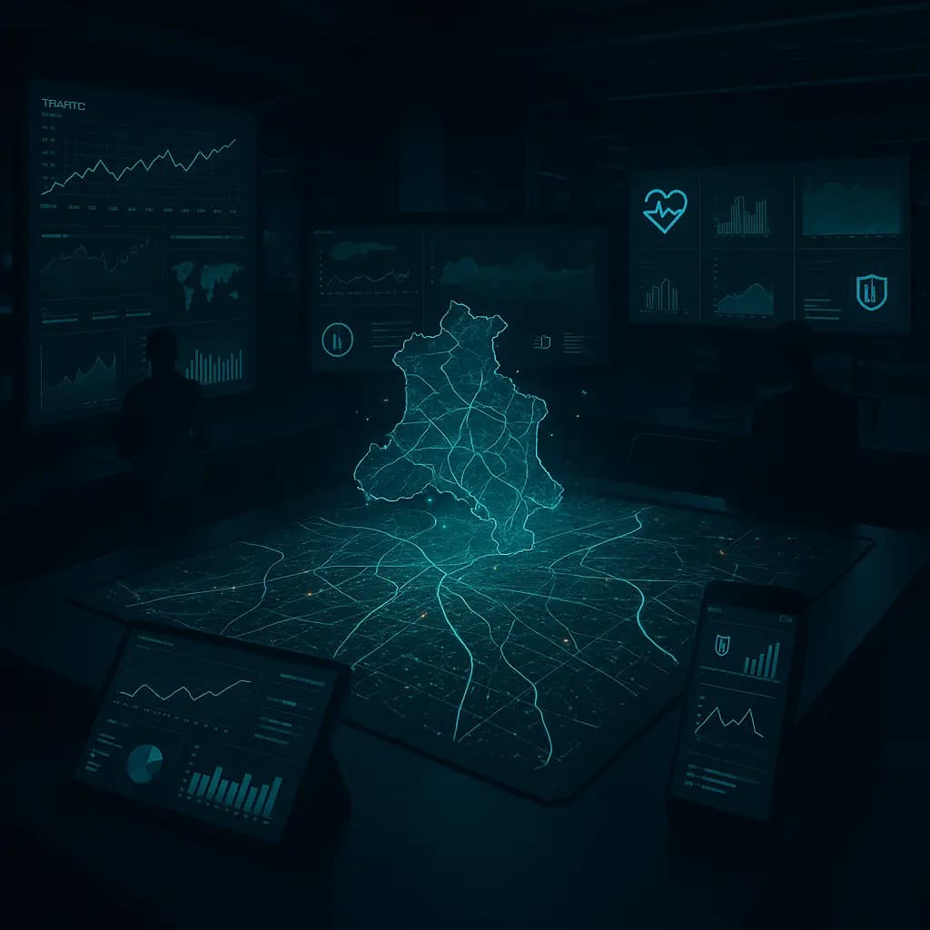 AI managing smart city grid